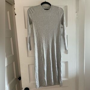 Banana Republic Grey Long Sleeve Sweater Dress - size Small